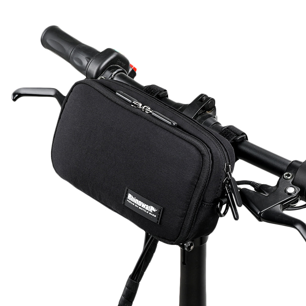 RHINOWALK X2011 Bike Handlebar Tube Bag MTB Frame Bag Polyester Cycling Pouch RHINOWALK X2011 Bike Handlebar Tube Bag MTB Frame Bag Polyester Cycling Pouch